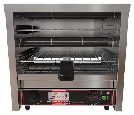 Toaster professionnel 2 étages 3 rampes Monophasé 3000 W - Sofraca - 11562-2 Toaster professionnel 2 étages 3 rampes Monophasé 3000 W - Sofraca - 11562-2