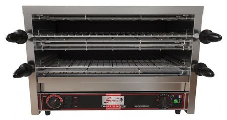 Toaster professionnel multifonctions 2 étages 3 rampes Monophasé 4200 W - Sofraca - 11572R-2 Toaster professionnel multifonctions 2 étages 3 rampes Monophasé 4200 W - Sofraca - 11572R-2