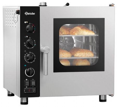Four mixte professionnel à vapeur Silversteam2 5230M 5 niveaux GN 2/3 et commande manuelle - Bartscher - 116822