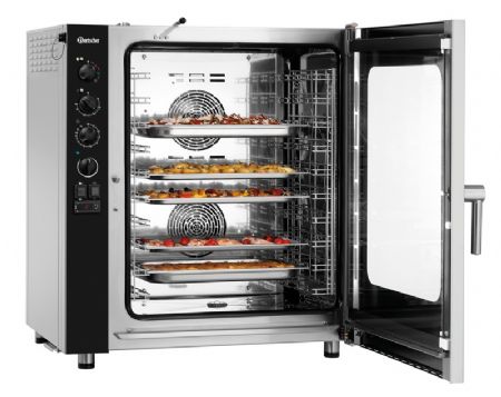 Four mixte lectrique  vapeur avec 10 niveaux 1/1 GN - 12.6 kW