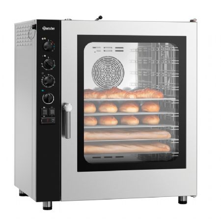 Four mixte lectrique  vapeur avec 10 niveaux 1/1 GN - 12.6 kW