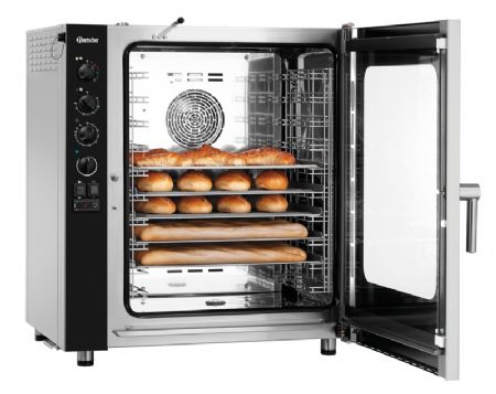 Four mixte lectrique  vapeur avec 10 niveaux 1/1 GN - 12.6 kW