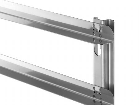 Glissires de support pour fours mixtes avec 4 niveaux 600x400 mm