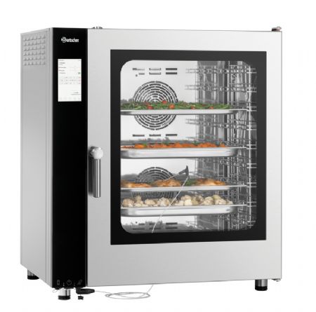 Four mixte lectrique  vapeur avec 10 niveaux 1/1 GN - 12.6 kW