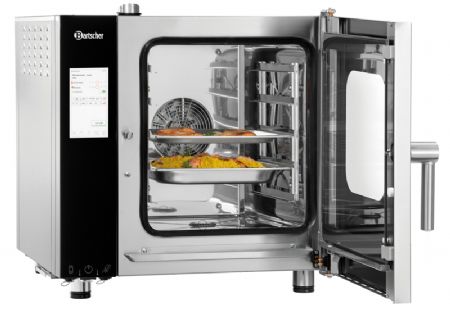 Four mixte lectrique  vapeur avec 5 niveaux 2/3 GN - 4.8 kW