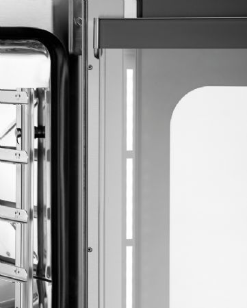 Four mixte lectrique inox  vapeur avec 5 niveaux 2/3 GN - 3.3 kW