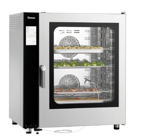 Four mixte lectrique  vapeur avec 10 niveaux 1/1 GN - 12.6 kW