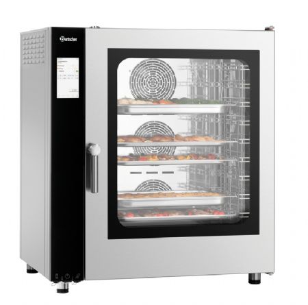 Four mixte lectrique profesionnel  vapeur avec 10 niveaux 1/1 GN