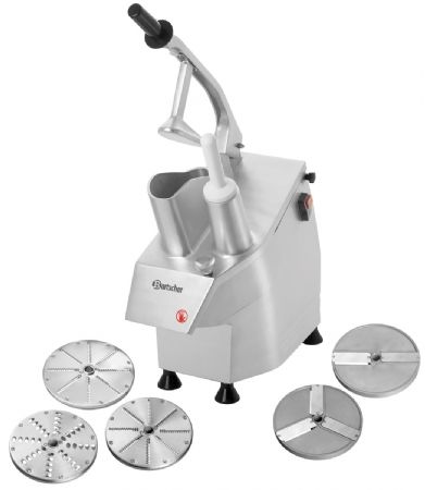 Coupe légume GMS550 en acier inoxydable avec 5 disques de coupe - Bartscher - 120325