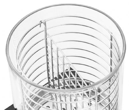Appareil professionnel à hot-dogs électrique cylindre verre 200x240 mm 0.45 kW - Bartscher - 120431