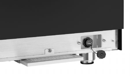 Four snacking professionnel sur four noir commande tactile chambre 305x305x185 mm - Bartscher - 120741