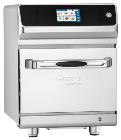 Four snacking professionnel à commandes tactiles argenté 17 litres - Bartscher - 120751