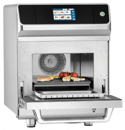 Four snacking professionnel à commandes tactiles argenté 17 litres - Bartscher - 120751