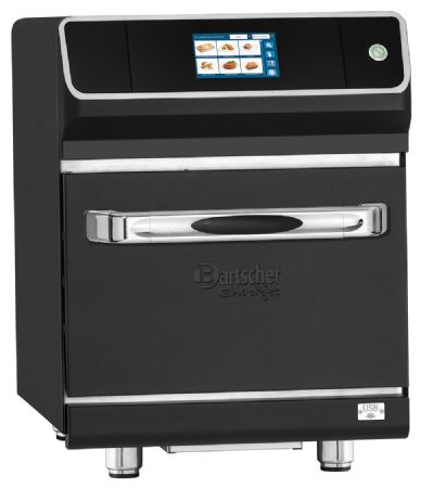 Four snacking professionnel à commandes tactiles noir 17 litres - Bartscher - 120767