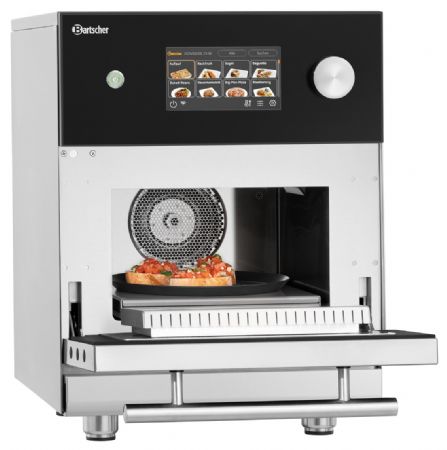 Four professionnel snacking sur four couleur argenté commande électronique volume 17 litres - Bartscher - 120768