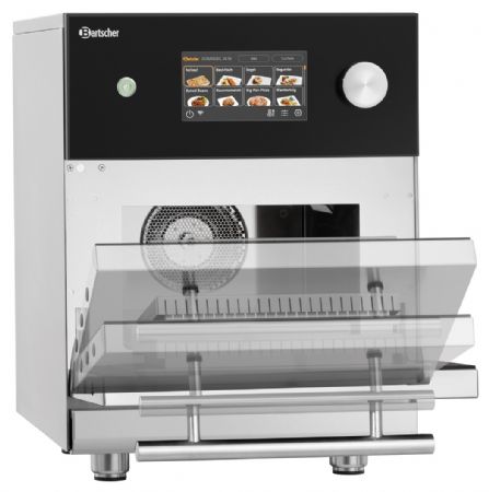 Four professionnel snacking sur four couleur argenté commande électronique volume 17 litres - Bartscher - 120768