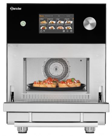 Four professionnel snacking sur four couleur argenté commande électronique volume 17 litres - Bartscher - 120768