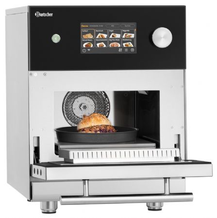 Four professionnel snacking sur four couleur argenté commande électronique volume 17 litres - Bartscher - 120768