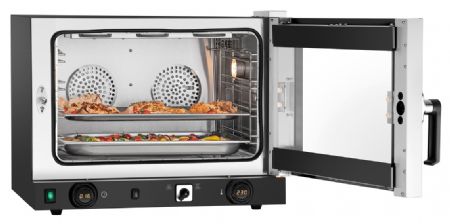Four à convection professionnel monophasé 4 niveaux commande manette MDI cuisson ventilée et grill - Bartscher - 120827