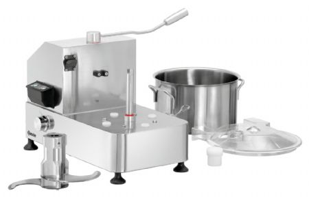 Cutter cuisine professionnel 1000 avec double lame, capacité 6 L - Bartscher - 120840