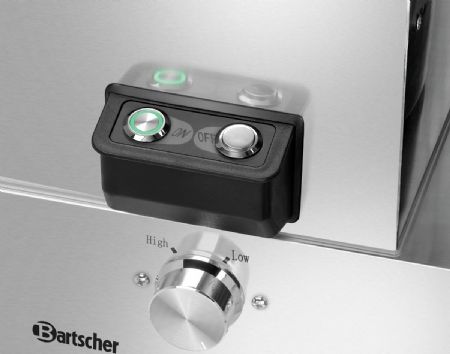 Cutter cuisine professionnel 1000 avec double lame, capacité 6 L - Bartscher - 120840