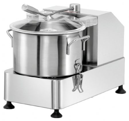 Cutter cuisine professionnel 1000 avec double lame, capacité 6 L - Bartscher - 120840