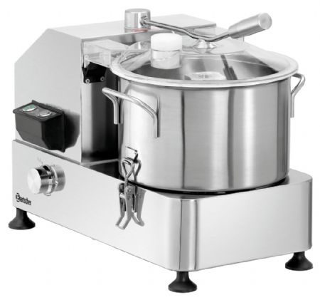 Cutter cuisine professionnel 1000 avec double lame, capacité 6 L - Bartscher - 120840