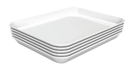 Plat de prsentation blanc - 150x190x17 mm