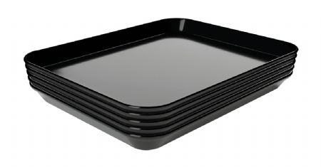 Plat de prsentation noir - 150x190x17 mm