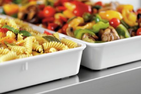 Plat de prsentation blanc - 150x190x40 mm
