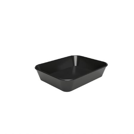 Plat de prsentation noir - 150x190x40 mm