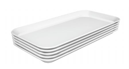 Plat de prsentation blanc - 150x300x17 mm
