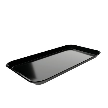 Plat de prsentation noir - 150x300x17 mm
