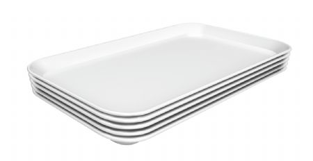 Plat de prsentation blanc - 190x300x17 mm