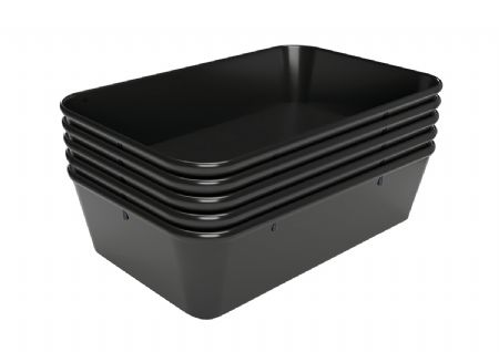 Plat de prsentation noir - 190x300x80 mm