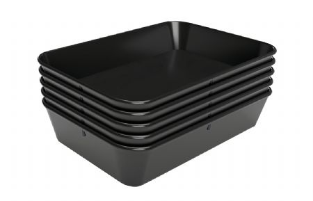 Plat de prsentation noir - 210x280x60 mm