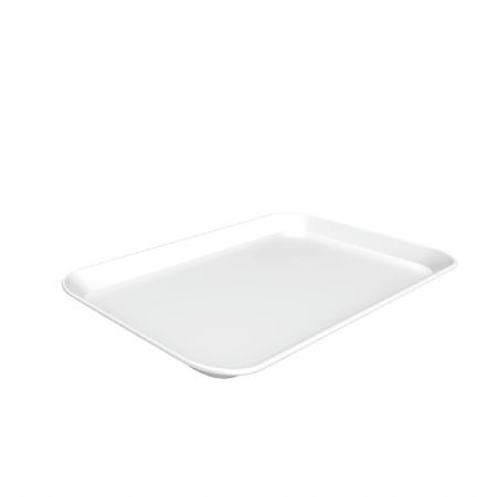 Plat de prsentation blanc - 210x280x17 mm