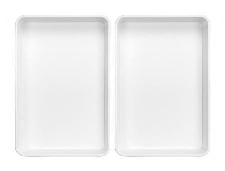 Plat de prsentation blanc - 210x280x17 mm