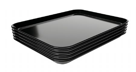 Plat de prsentation noir - 210x280x17 mm