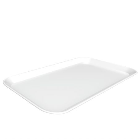Plat de prsentation blanc - 240x350x17 mm