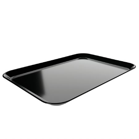 Plat de prsentation noir - 240x350x17 mm