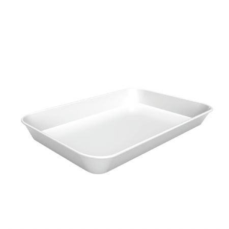 Plat de prsentation blanc - 250x350x40 mm