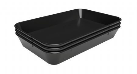 Plat de prsentation noir - 280x420x60 mm