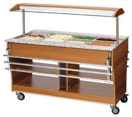 Buffet Maintien Chaud Chariot 4x1/1GN, 1490x880x1370 mm - Bartscher - 125628