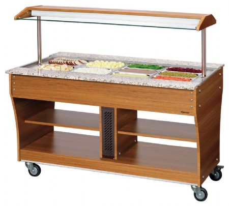 Buffet Maintien Chaud Chariot 4x1/1GN, 1490x880x1370 mm - Bartscher - 125628