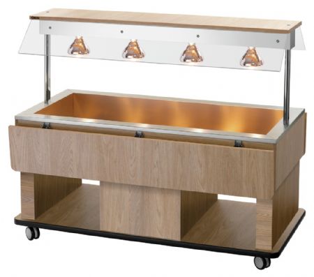 Buffet Maintien Chaud Chariot Kids W4110-150U 1425x1160x1200 mm - Bartscher - 125631