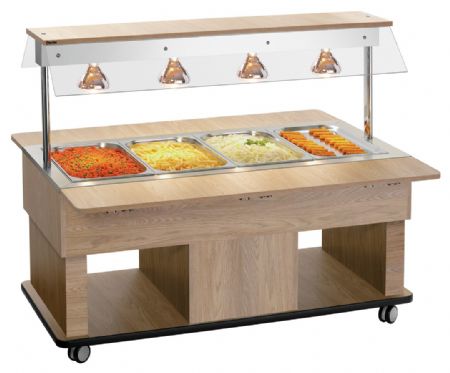 Buffet Maintien Chaud Chariot Kids W4110-150U 1425x1160x1200 mm - Bartscher - 125631