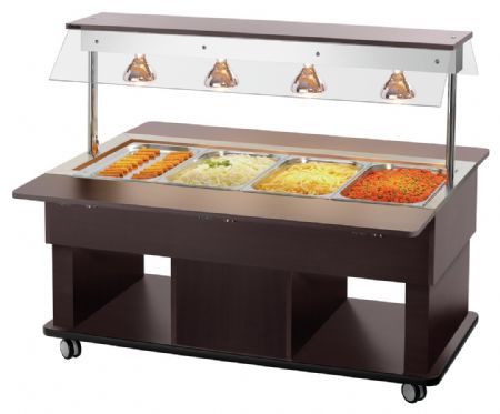 Buffet Maintien Chaud Chariot Kids W4110-150W 1425x1160x1200 mm - Bartscher - 125631V1