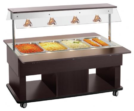 Buffet Maintien Chaud Chariot Kids W4110-150W 1425x1160x1200 mm - Bartscher - 125631V1