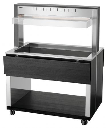 Buffet Maintien Chaud Chariot W3110-200A 3 récipients GN 1/1 1170x1250x1510 mm - Bartscher - 125633V2